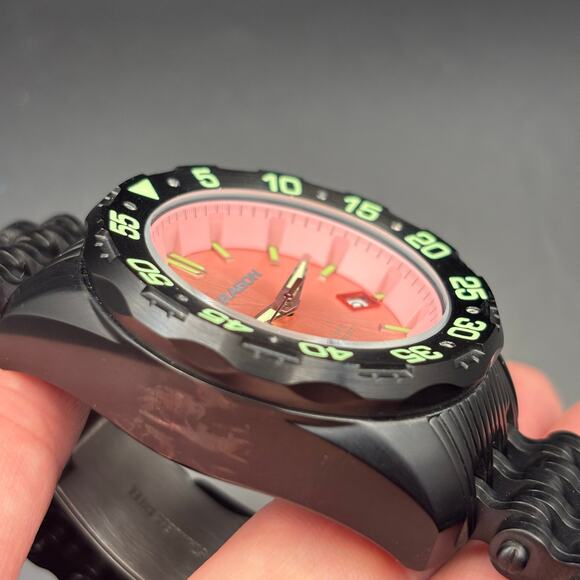 Aragon Sea Charger Pink Dial Automatic 44mm Men’s Watch Limited Edition 28/50 - Picture 15 of 17